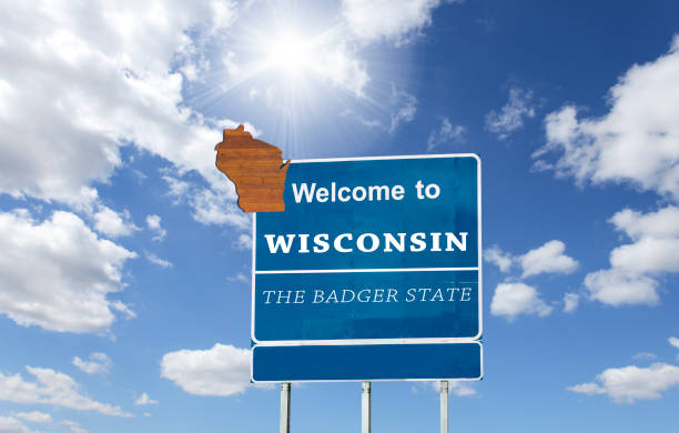 Welcome to Wisconsin road sign